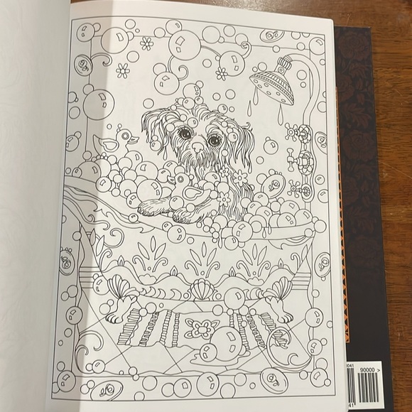 2 Coloring Books Dazzling Dogs & Dog Sugar Skull - Picture 7 of 10